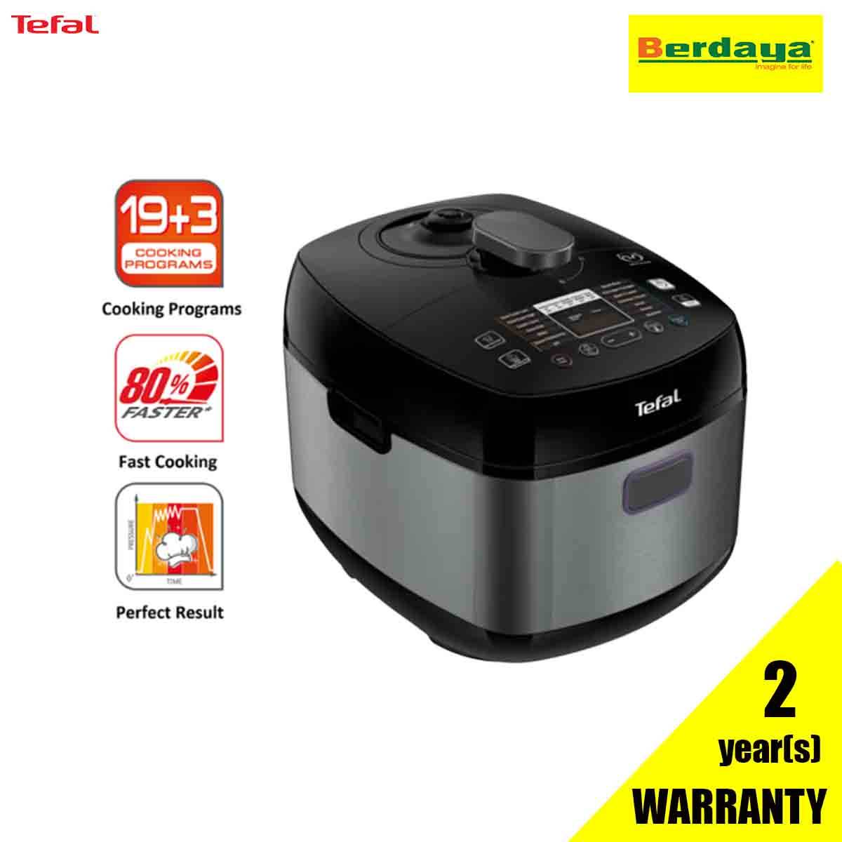 Tefal 5.0L CY625D Home Chef Smart Pro Electric Pressure & Multicooker ...