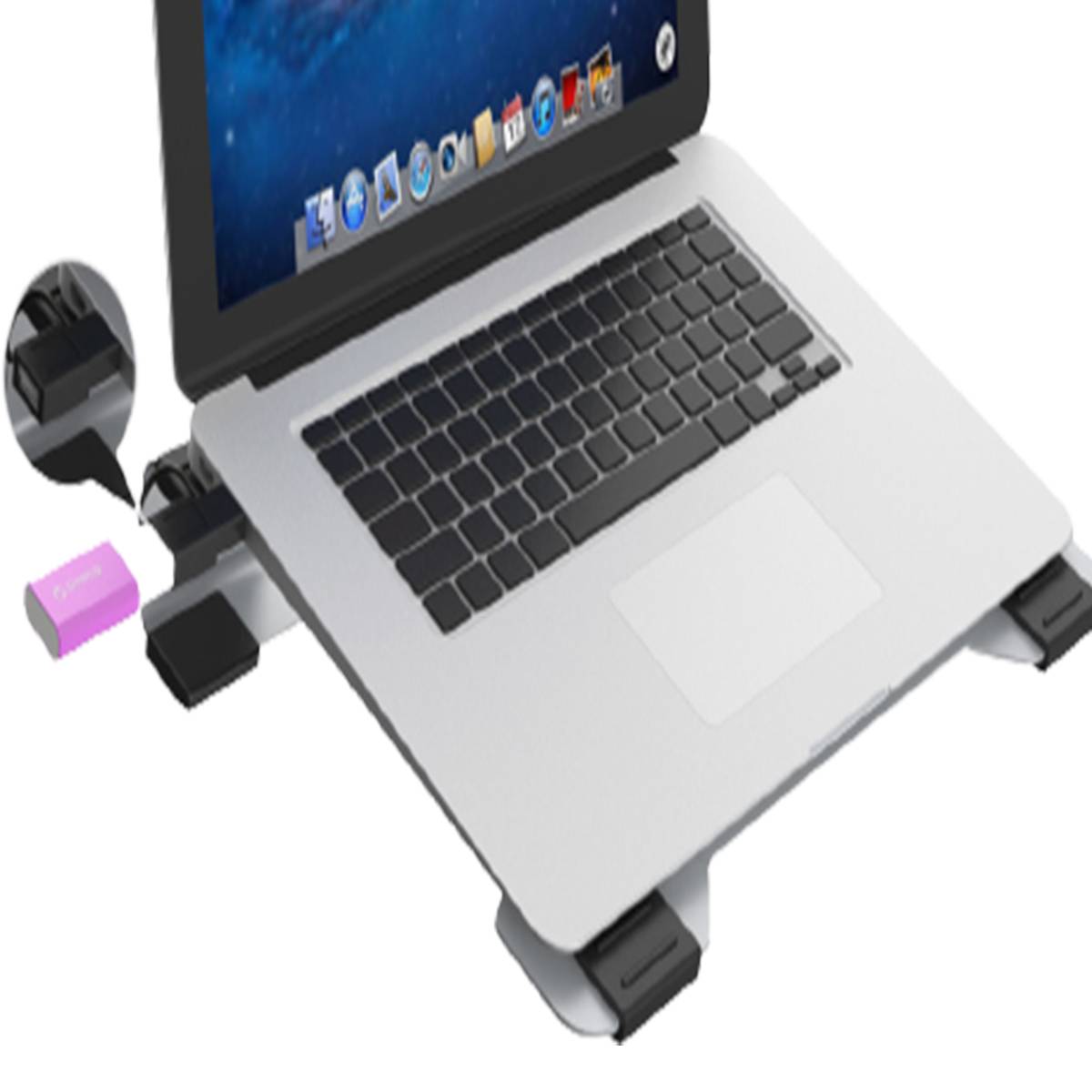 Orico NA15 Aluminum Laptop Stand with 2 fans | Berdaya