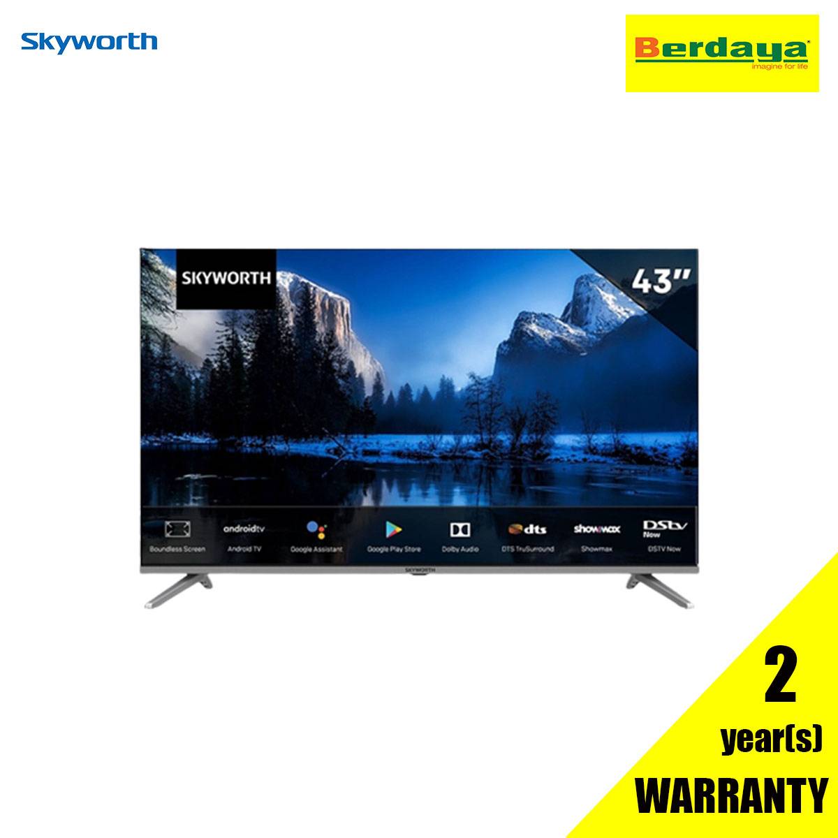 Televisor Skyworth 32″ SMART, LED Android TV con control remoto de