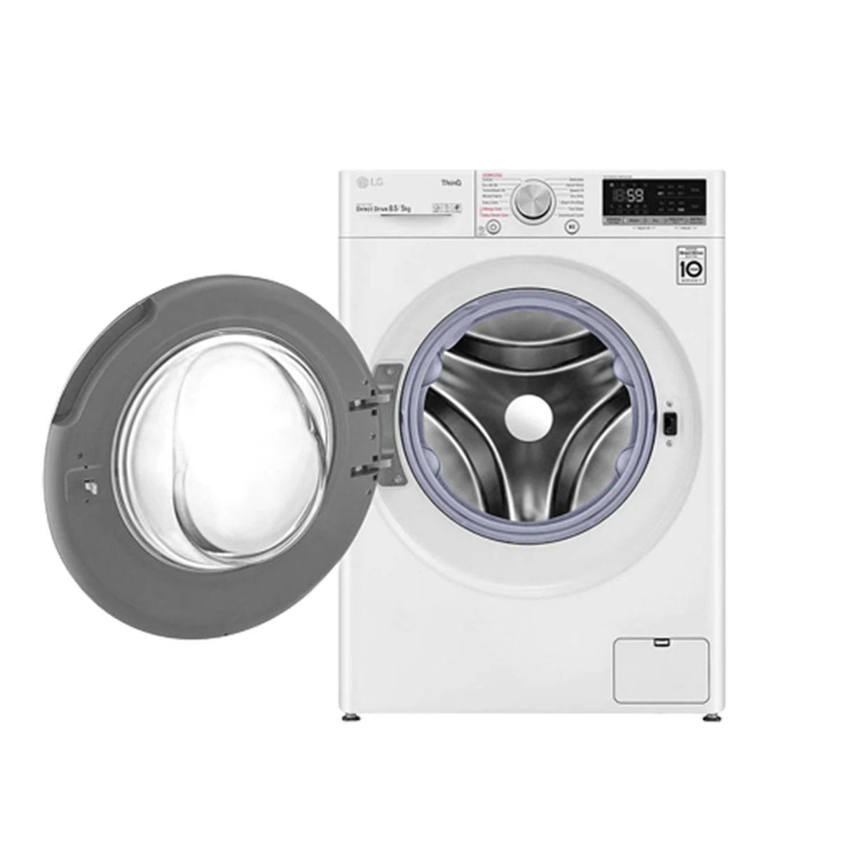 LG FV1285D4W 8.5KG/5KG AI Direct Drive 2 IN 1 WASHER DRYER | Berdaya