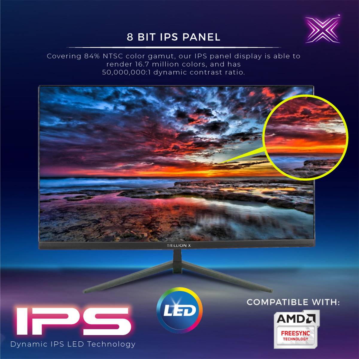 TRILLION-X DX270A1-12 27" 75HZ IPS FHD PANEL MONITOR | Berdaya