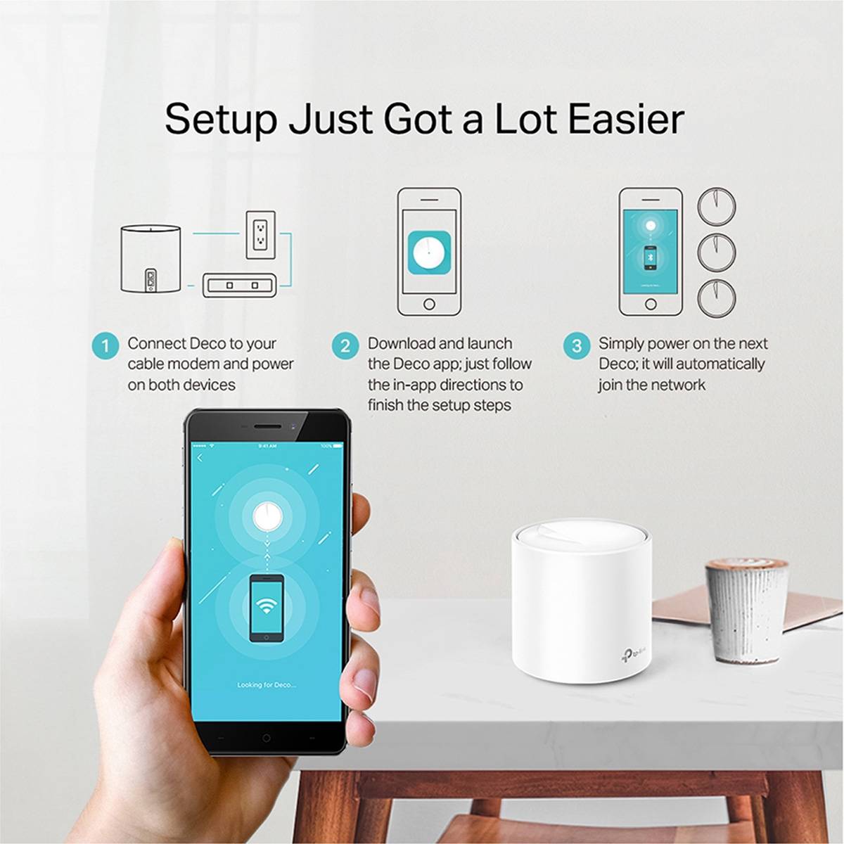 TP Link Deco X20(1pack) AX1800 Whole Home Mesh Wi-Fi 6 System | Berdaya
