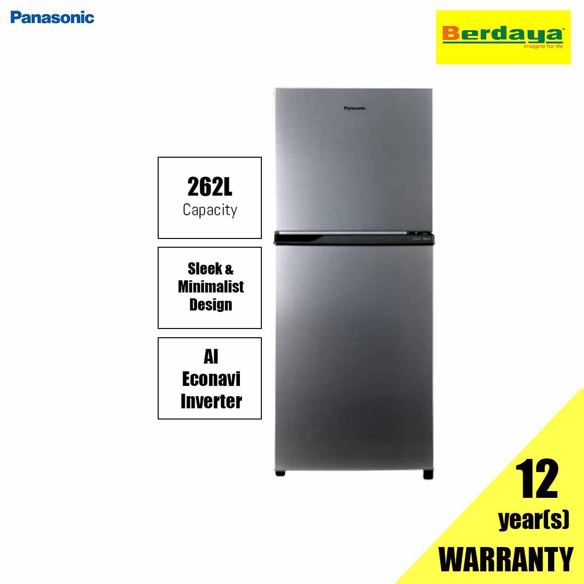 Panasonic 262L NR-TV261APSM Inverter 2-Door Refrigerator | Berdaya