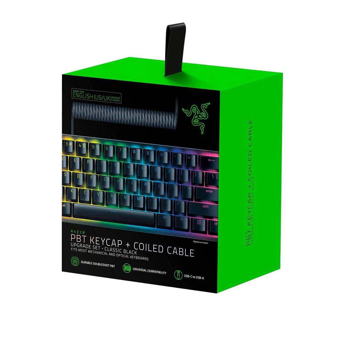 RAZER PBT KEYCAP AND COILED CABLE UPGRADE SET | Berdaya