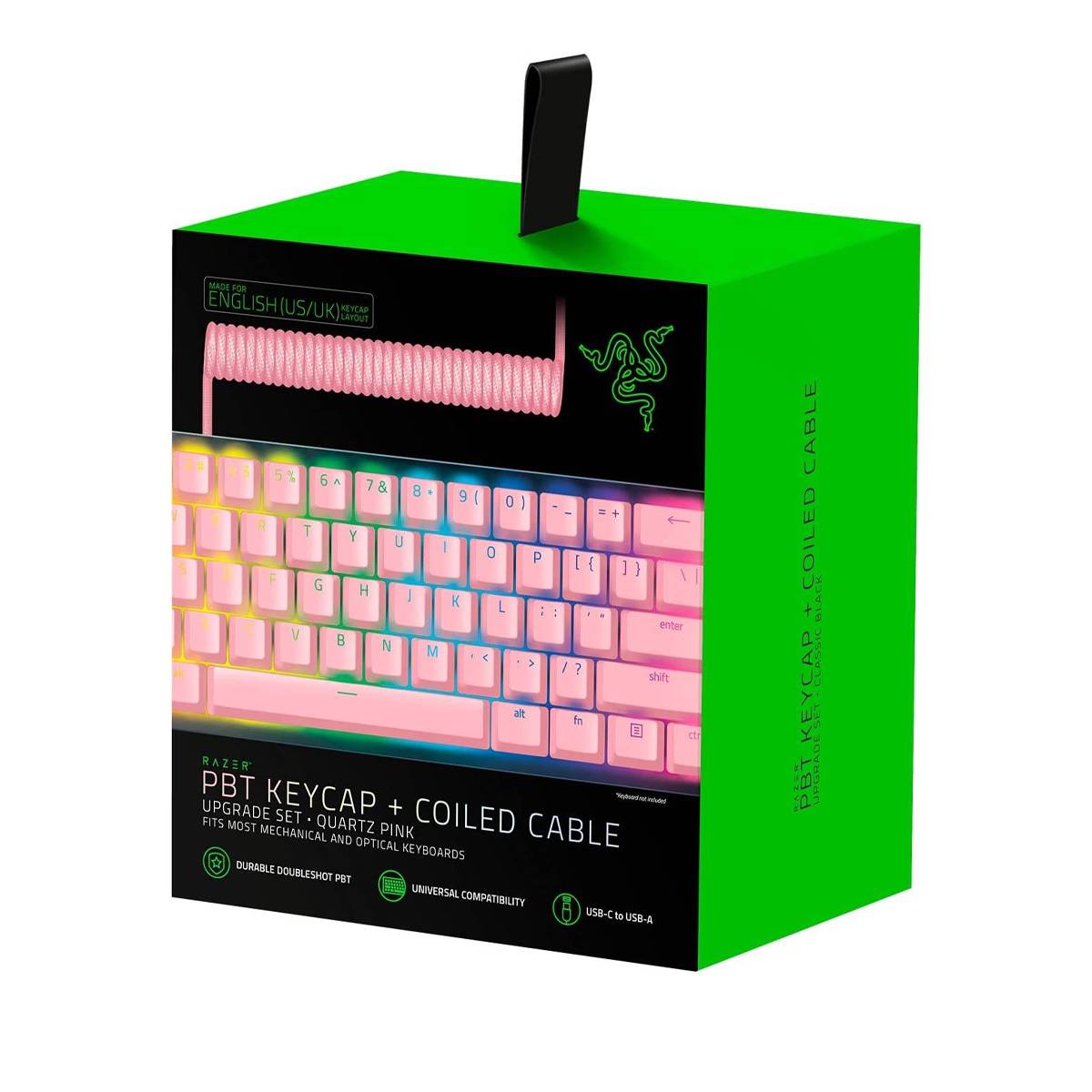 RAZER PBT KEYCAP AND COILED CABLE UPGRADE SET | Berdaya