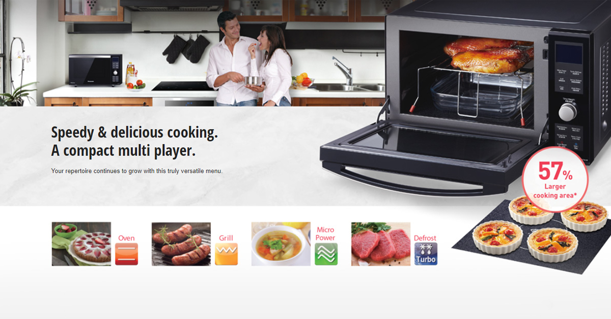 Panasonic NN-DF383B 23L Inverter Microwave Oven | Berdaya