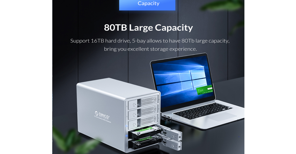 ORICO 9528RU3 2-BAY 3.5" SATA HDD ENCLOSURE WITH RAID | Berdaya