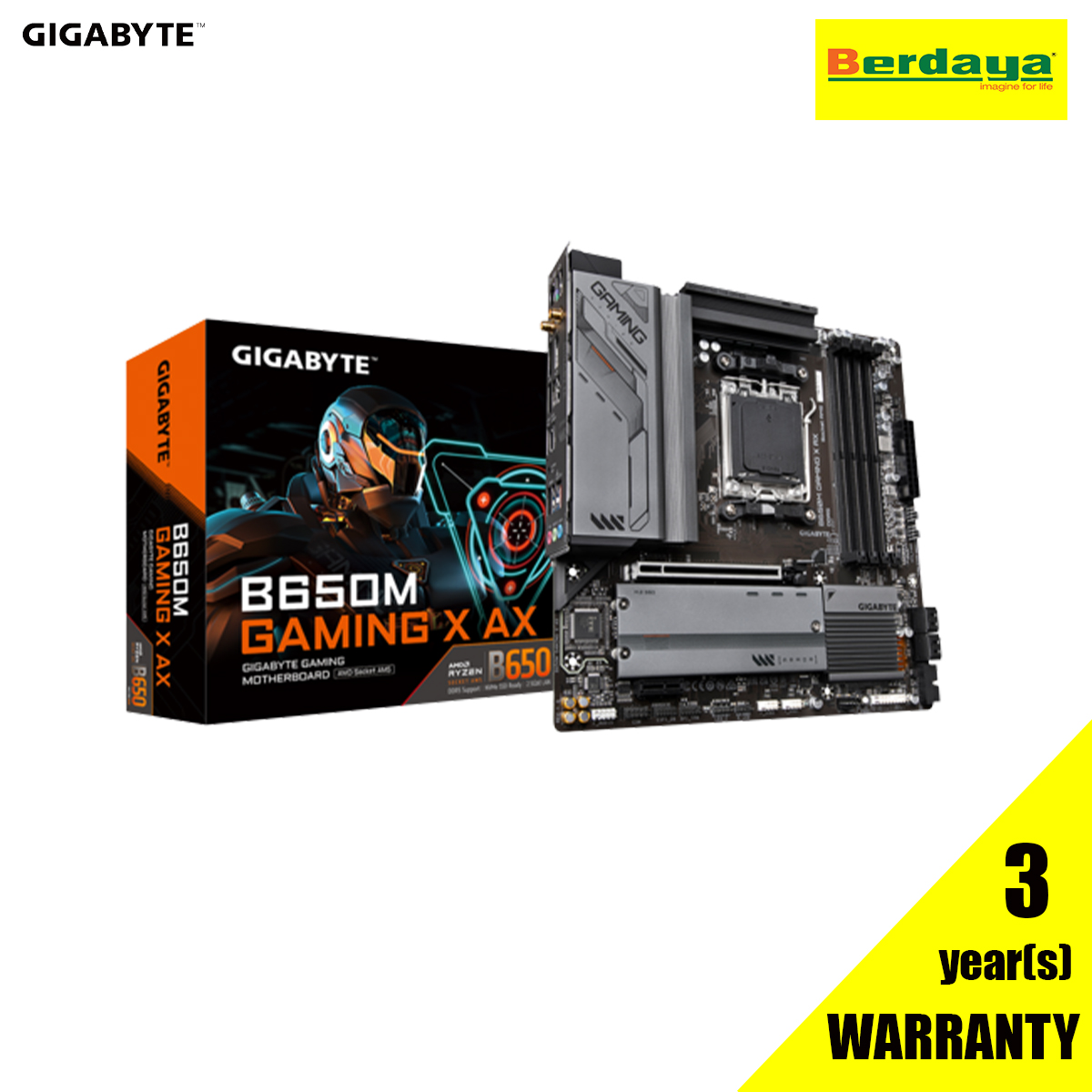 GIGABYTE B650M GAMING X AX MOTHERBOARD | Berdaya