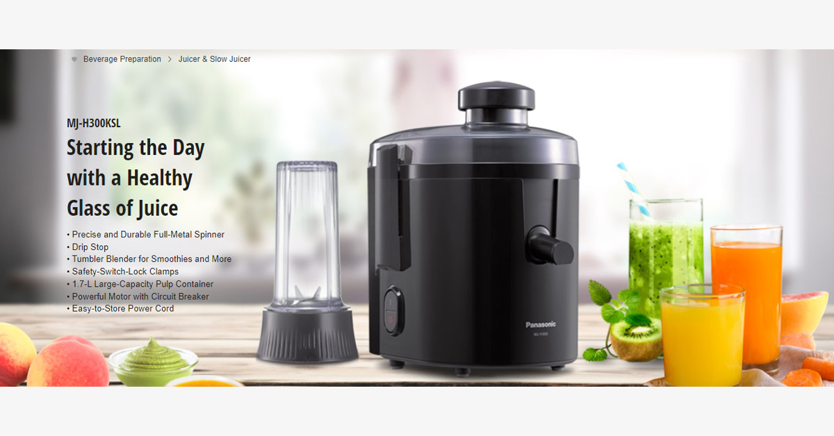 Panasonic 230W MJ-H300KSL Blender with Juicer Machine | Berdaya