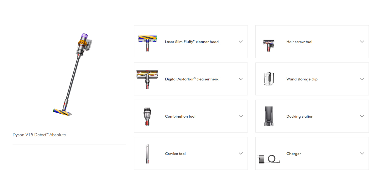 Dyson V15 Detect Absolute(SV22) Handheld Vacuum Cleaner | Berdaya