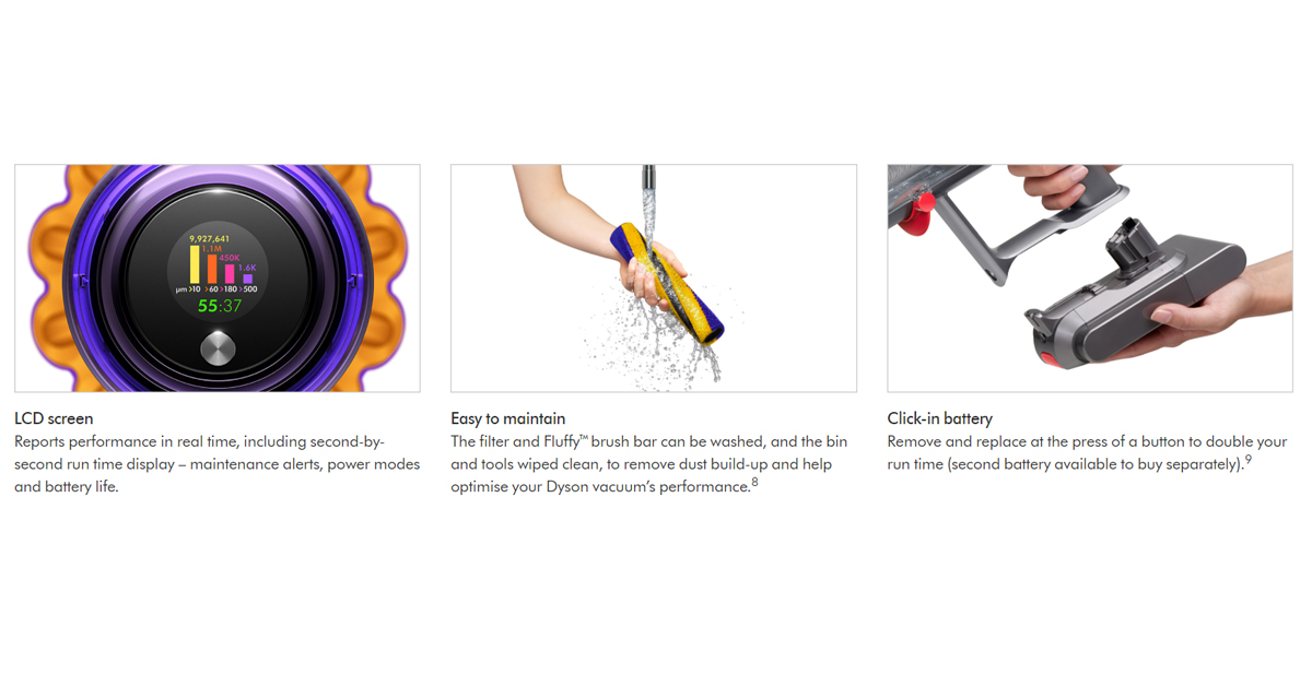 Dyson V15 Detect Absolute(SV22) Handheld Vacuum Cleaner | Berdaya