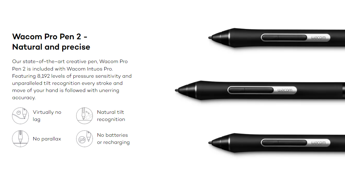 Wacom PTH-460/K0-CX Intuos Pro Small Graphic Drawing Pen Tablet | Berdaya