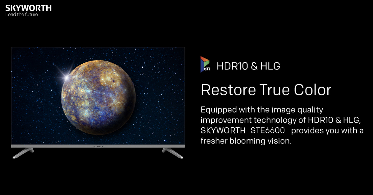 Skyworth 43" 43STE6600 HD Smart Google TV | Berdaya