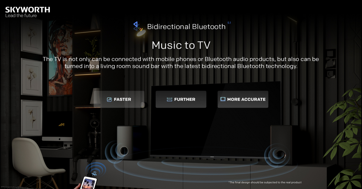 Skyworth 43" 43STE6600 HD Smart Google TV | Berdaya